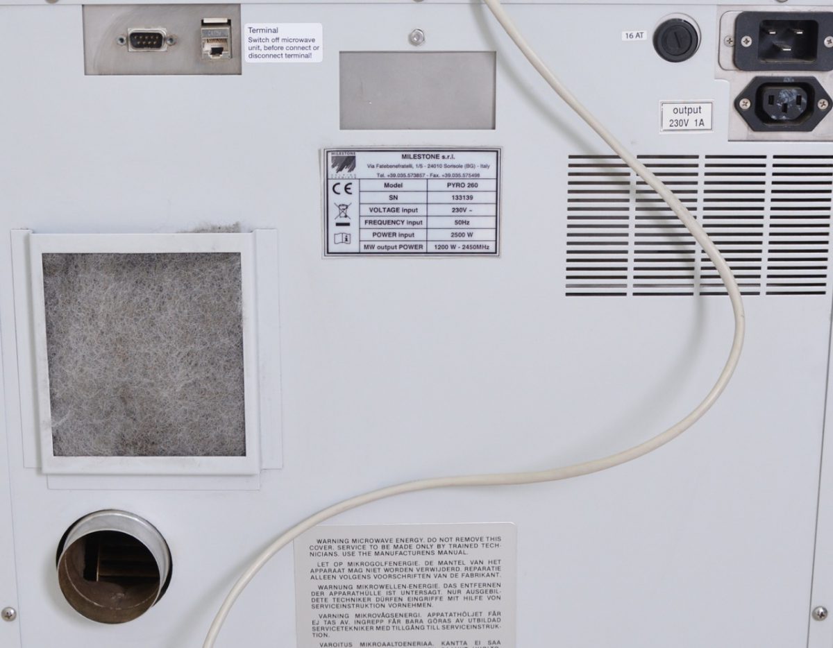 Milestone Pyro 260 Microwave Muffle Furnace Gemini BV