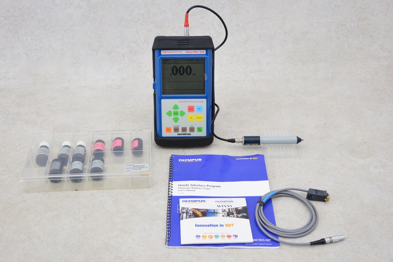 Olympus MagnaMike 8500 Hall Effect Thickness Gage Gemini BV