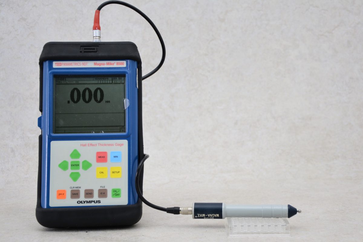 Olympus MagnaMike 8500 Hall Effect Thickness Gage Gemini BV