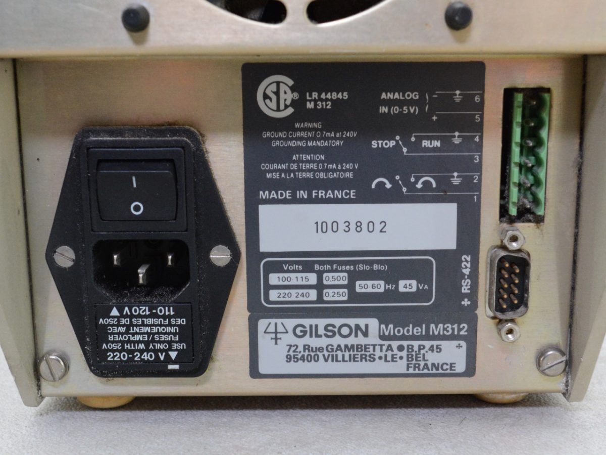 Gilson Minipuls 3 Peristaltic pump Gemini BV