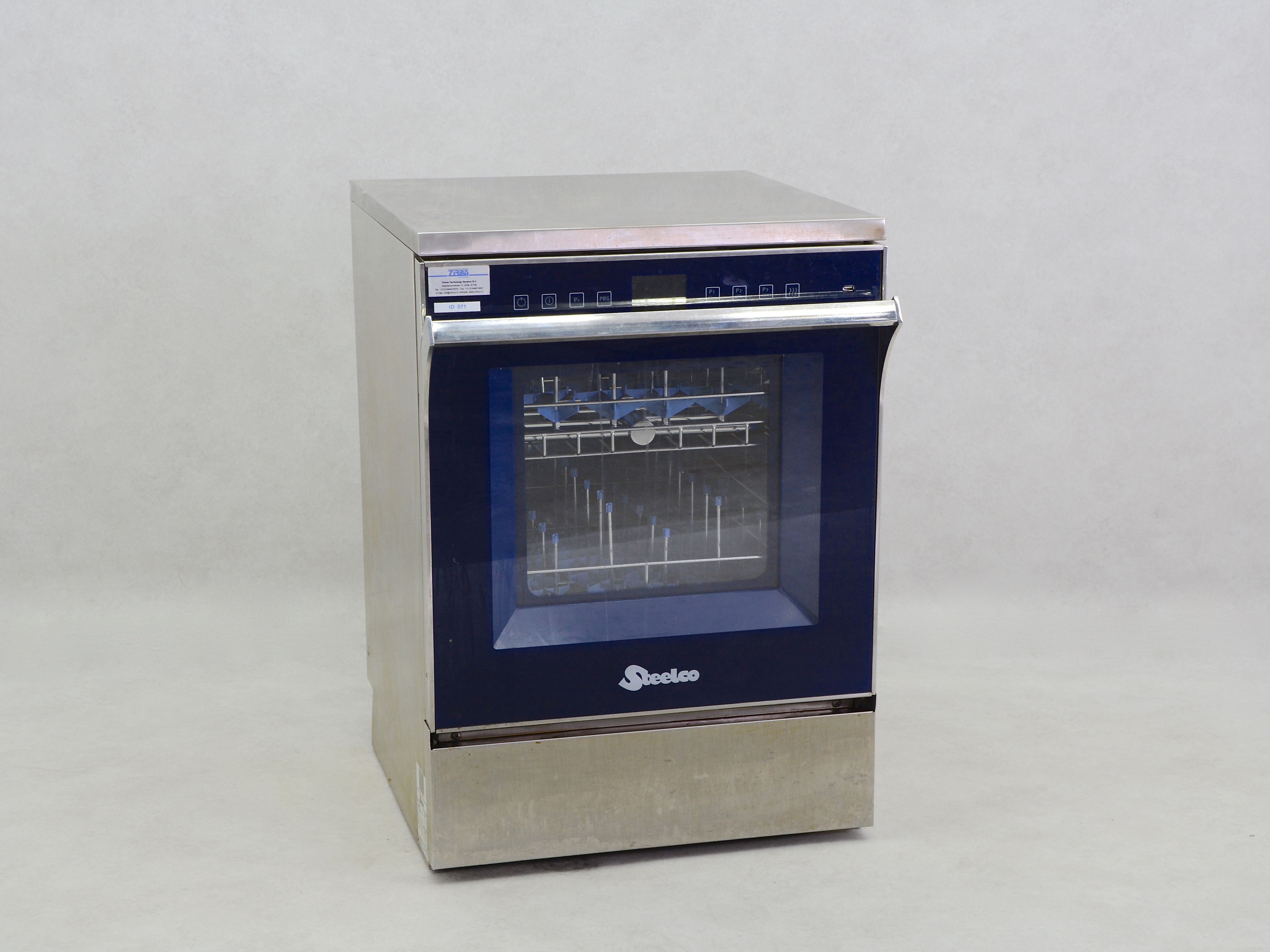 Steelco LAB 500 LCD Dishwasher Gemini BV