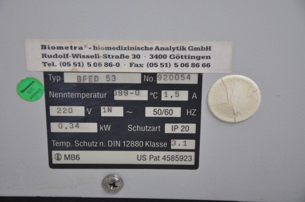 Binder Biometra hybridisation and shaking incubator Gemini BV