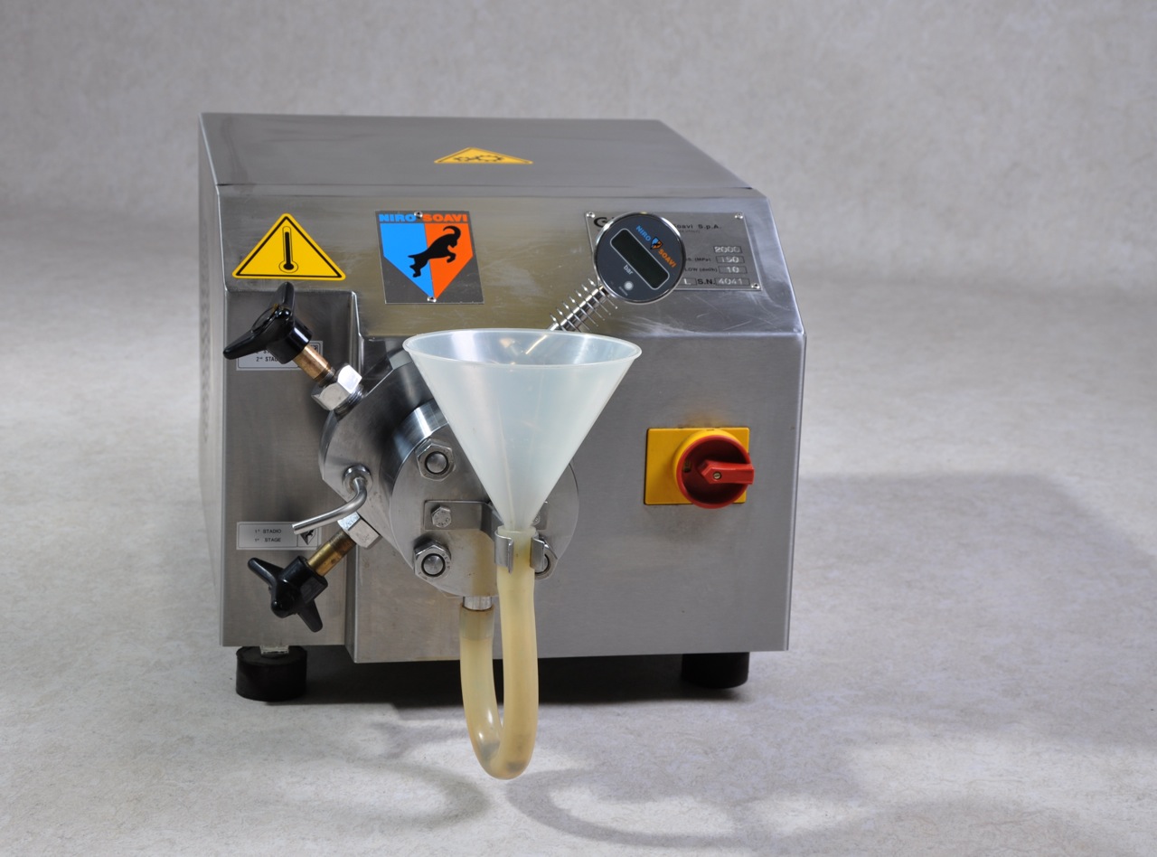 Pharma NS1001L homogenizer Gemini BV