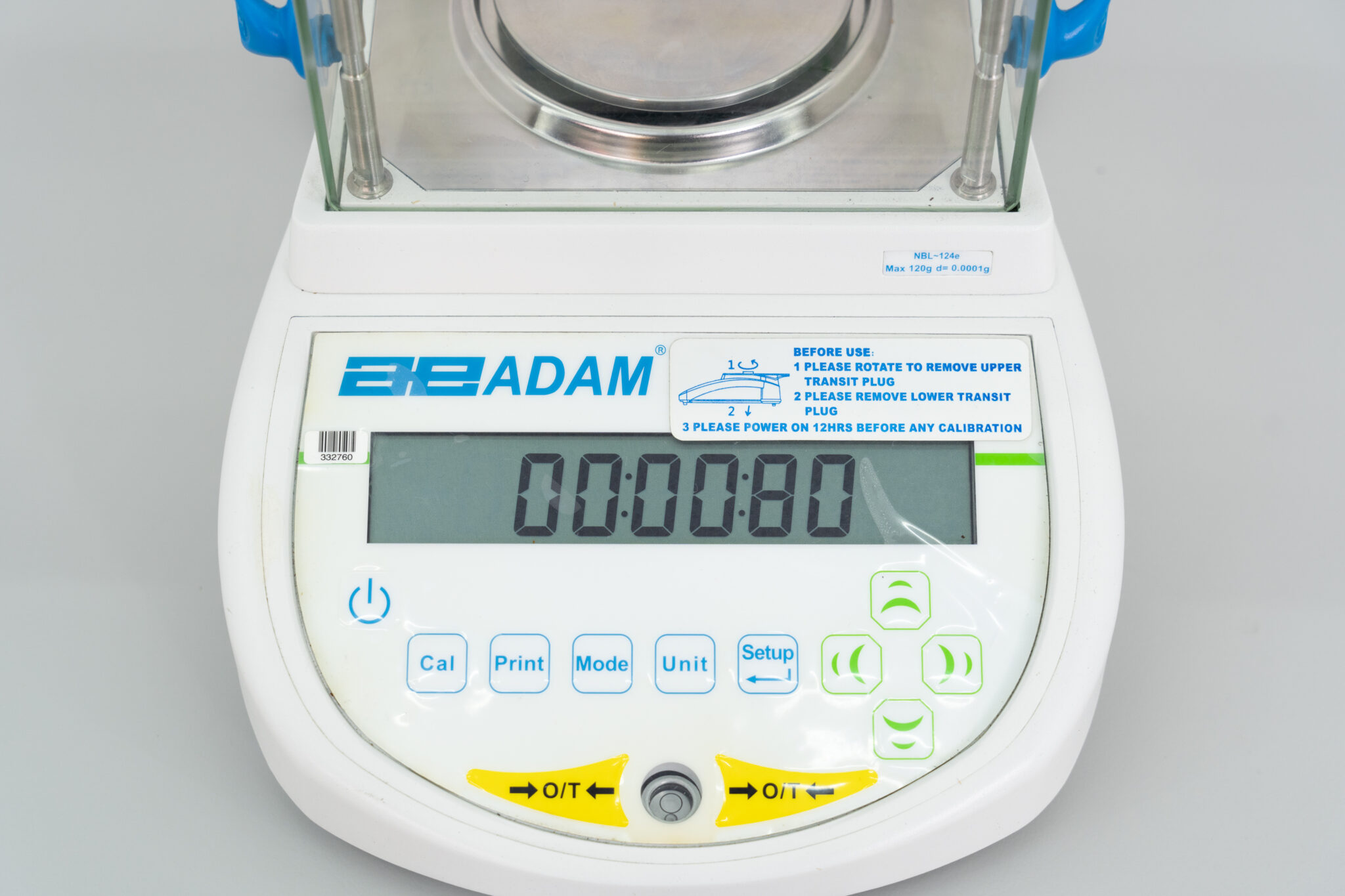 AE Adam Nimbus Analytical Balance NBL 124E Gemini BV